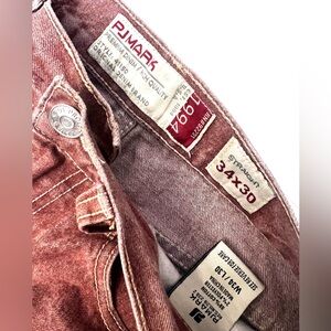 Men's Brown Denim Jeans Pants PJ Mark 34